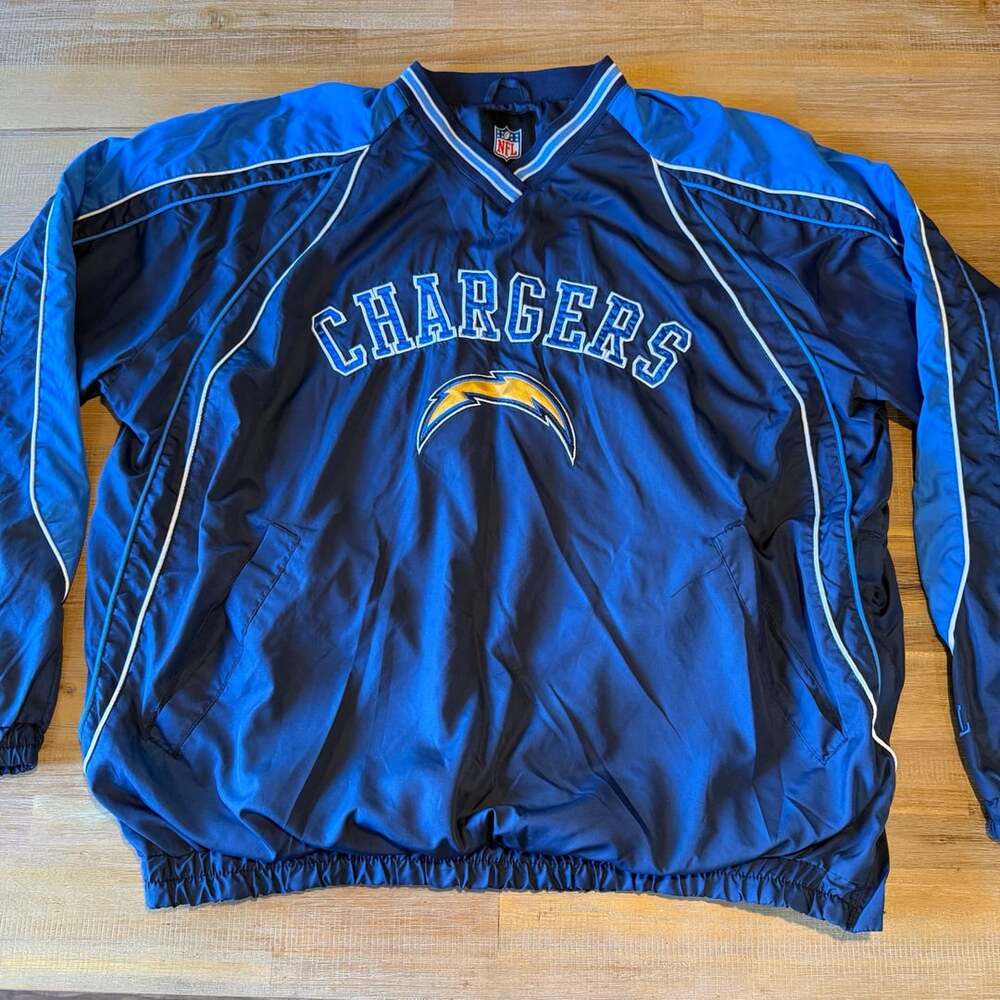 NFL Los Angeles Chargers Windbreaker Pullover Jacket XXL